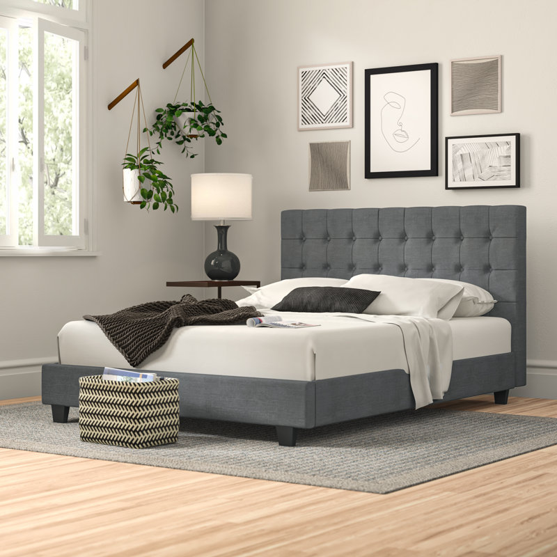 Florin Upholstered Bed Frame, Single (3')