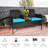 Ballimamore 2 - Person Patio Conversation Set with Cushions-1454744475