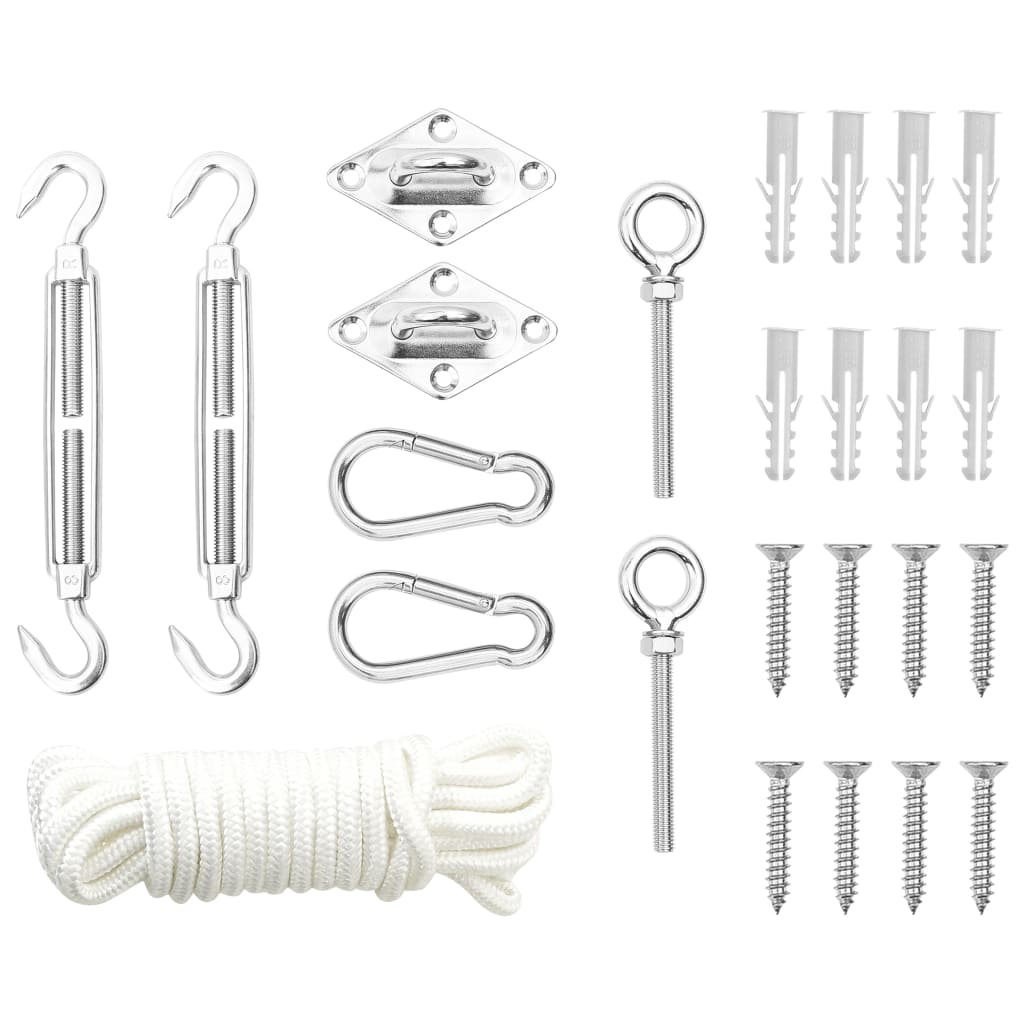 vidaXL Silver Stainless Steel Hardware