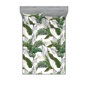 Vert armée, émeraude, blanc / floral