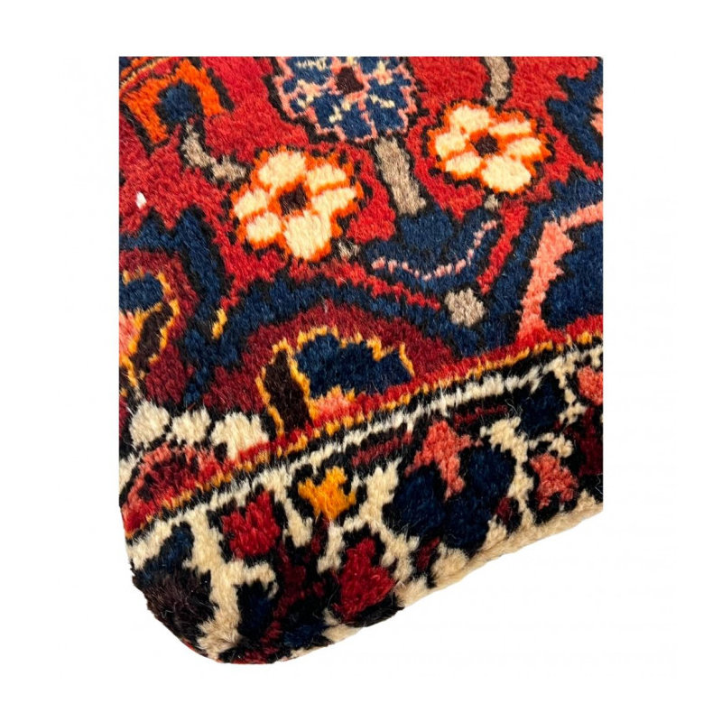 Wool Square Pillow Cover & Insert, Red/Yellow Floral