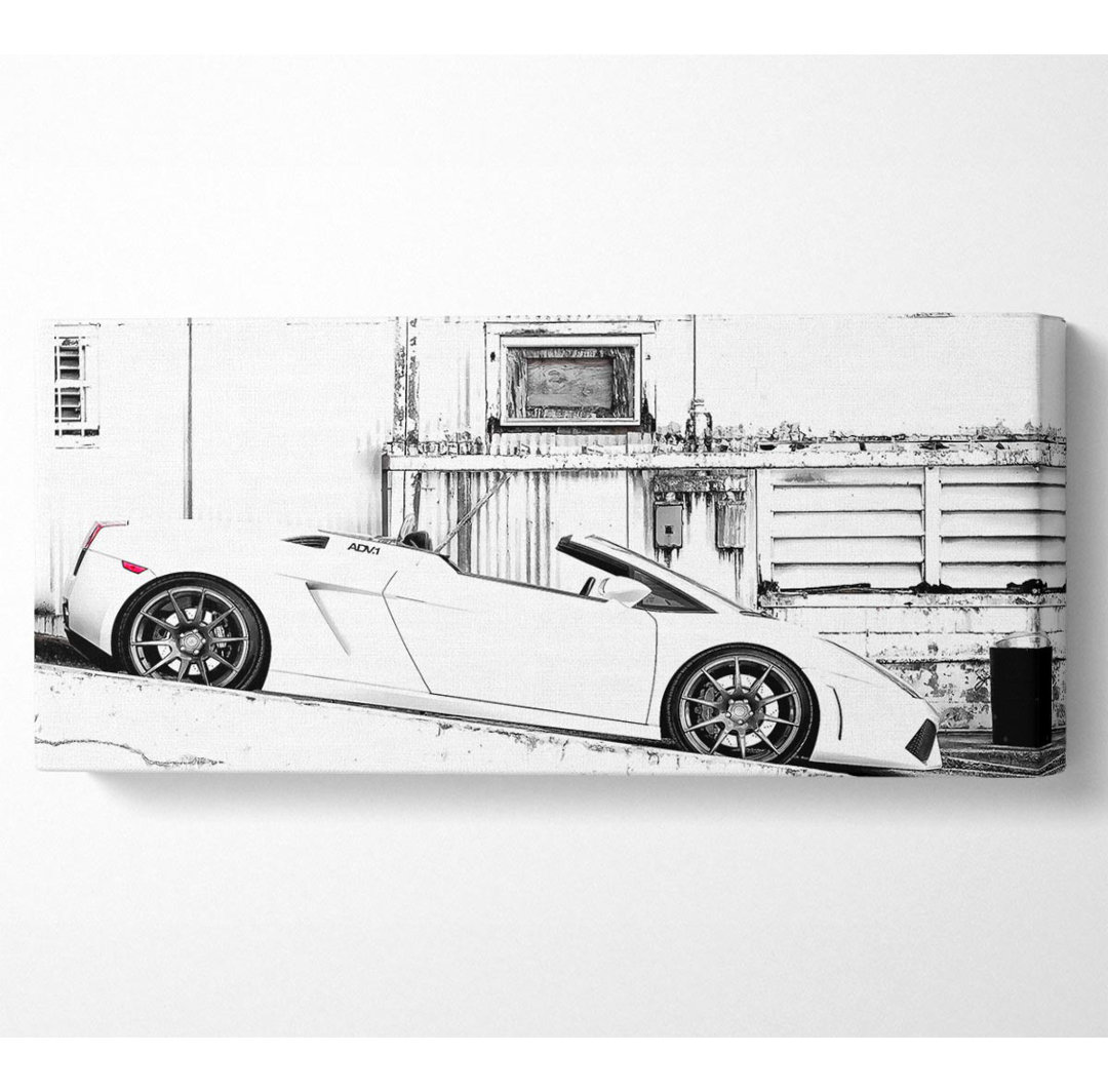 Lamborghini Gallardo Spyder ADV1 Räder - Kunstdrucke auf Leinwand