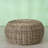 Von Wicker Grey Pouf