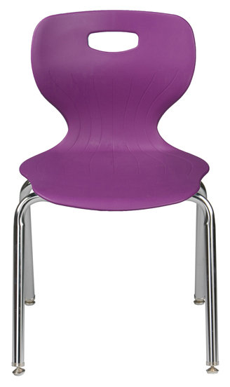 Euroflex Classroom Chair, Feutre de laine, Du vin