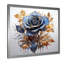 Verre doré et rose bleue II - Art mural rose-1644557489-1610772454
