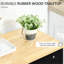 Buffet noir moderne - Solution de rangement de comptoir en bois massif pour un salon élégant. 2 tiroirs avec tablettes réglables.