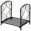 Banc de jardin en acier inoxydable Alvah