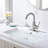 Single-Hole Single-handle Bathroom Faucet with Drain Assembly