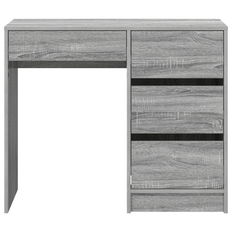 Writing Desk Engineered Wood Medium, Grey Sonoma