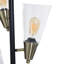 Lampe sur pied Mercer - or Pesch et noir