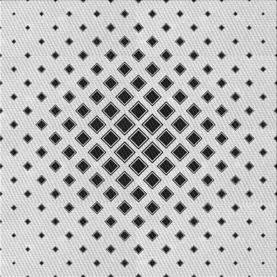 Tapis noir/gris à motifs