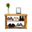 Range-chaussures en bois massif 9 paires