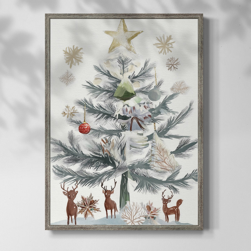 «Christmas Holiday Art» CECX, reproduction d'art encadrée, H 11 po x l 9 po