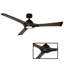Ventilateur de plafond 60 po à 3 pales extérieur / intérieur intelligent avec ensemble d'éclairage DEL et télécommande inclus Woody 60 po-100708472-100708470-48482666