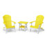 Ensemble Adirondack pliant 3 pièces avec table d'appoint Heritage