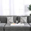 Ensemble de canapé modulaire 5 pièces en chenille gris