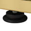 Table basse centrale table basse 100% bois massif avec plateau en forme de galets, largeur 50 x profondeur 44,5 x hauteur 65 cm