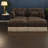 Modern Sofas, Chenille Leopard Loveseat With Mobile Ottomans For Home