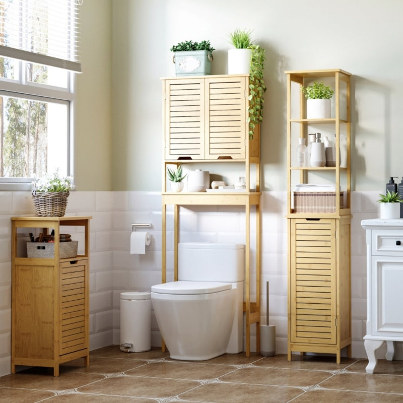 Bamboo Freestanding Bathroom Cabinet