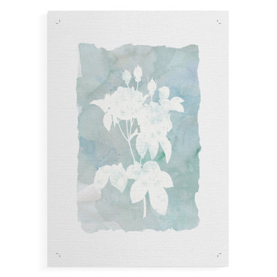 Silhouette Botanical II - reproduction de toile seulement - non encadrée