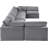 Ivanne Velvet U-Shaped Sectional Reversible-87141526