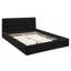 Grand lit plateforme tapissier, noir-649386559