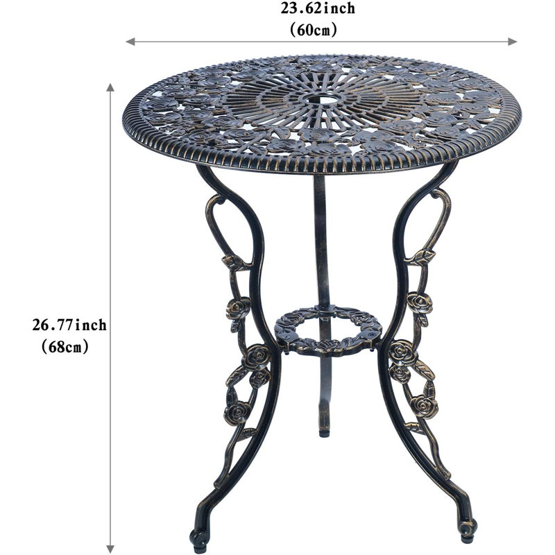Shauna - Person Patio Conversation Set, Black