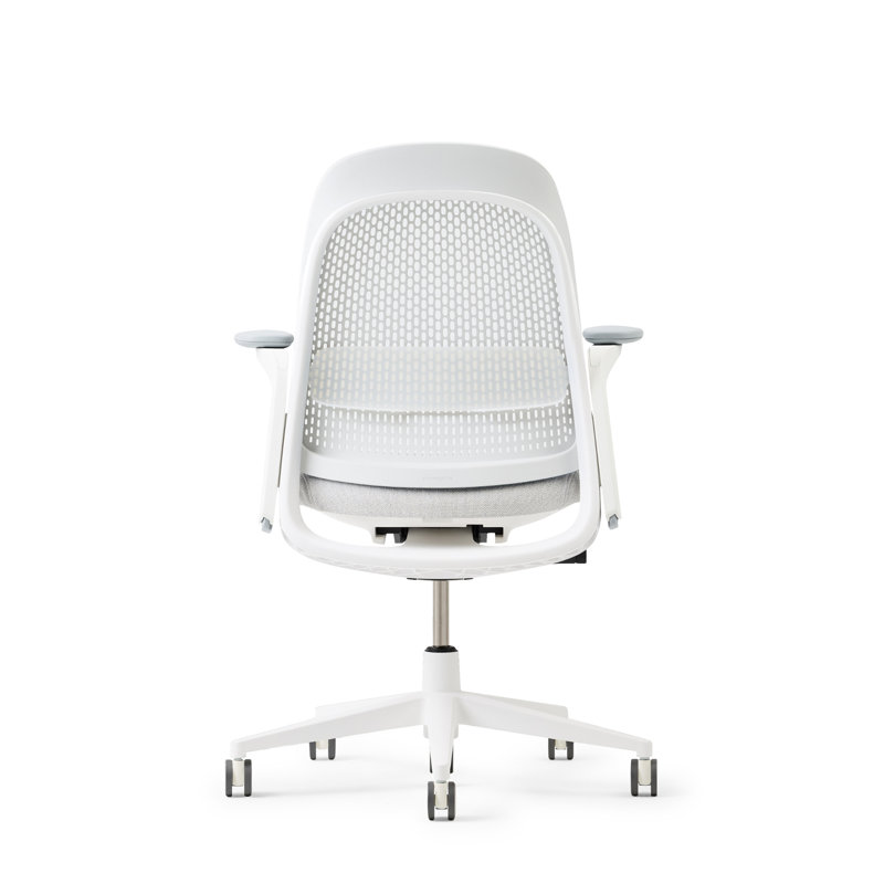 Haworth Breck Office Chair, White, Lunar
