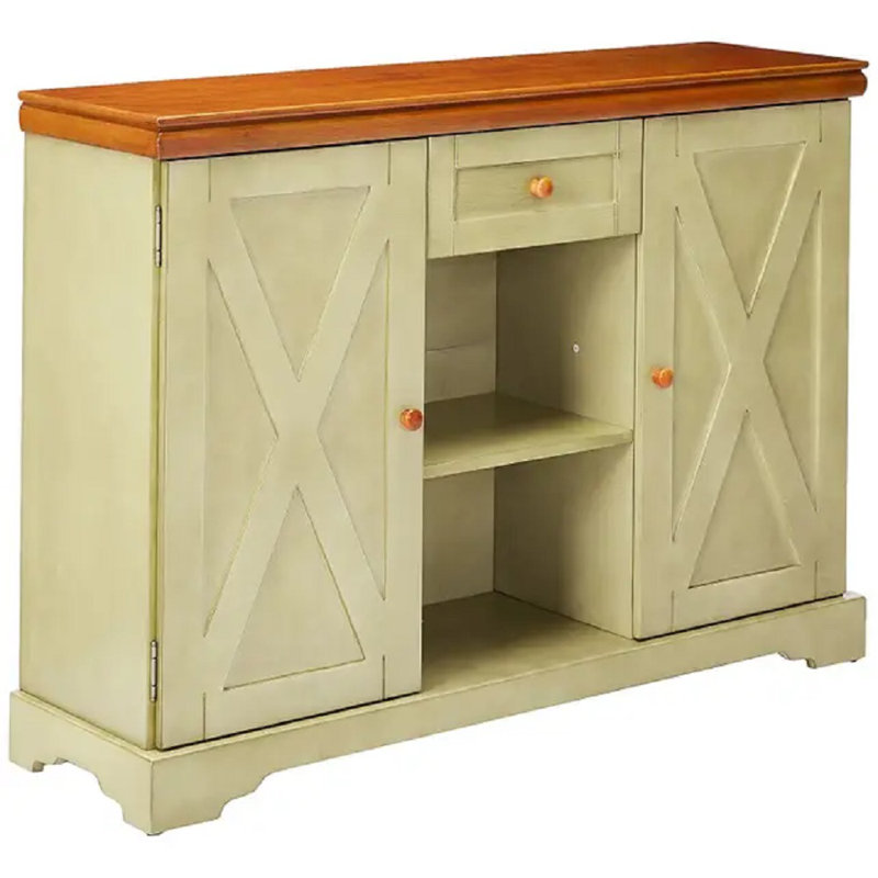 Cargian 42'' Console Table, Antique White