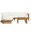 Ensemble de canapé modulaire d'extérieur 4 pièces