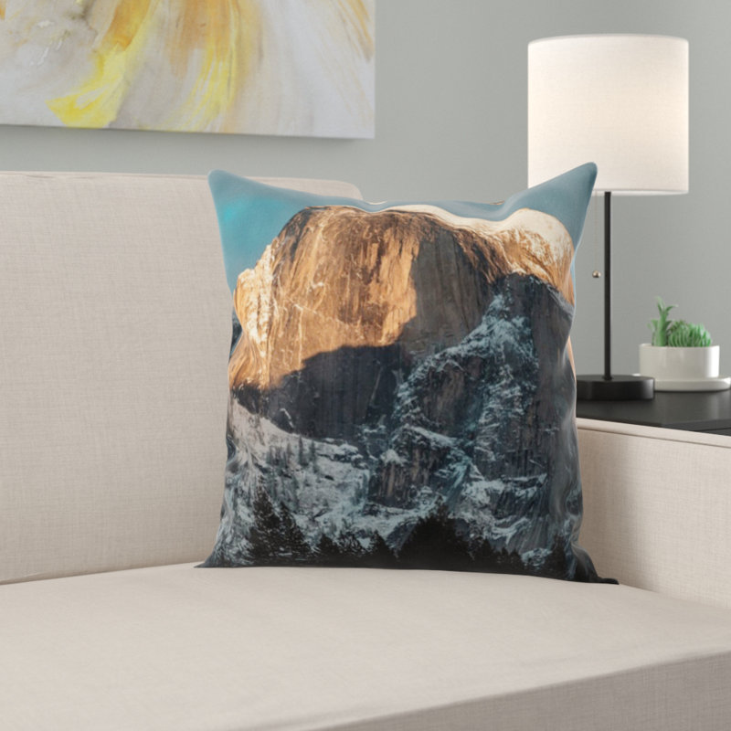 Coussin en peluche de parc national yosemite
