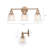 Denroy 3 - Light Dimmable Rose Gold Vanity Light