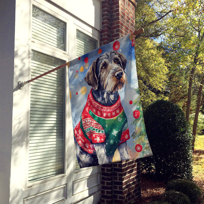 Double Sided Polyester Christmas, 40'' H x 28'' W