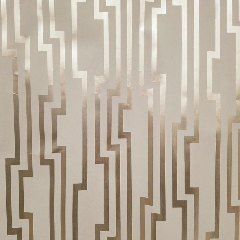 Candice Olson Journey Geometric Double Roll, Glint/Cream
