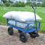Les chariots de chariot de jardin pour outils facilitent le transport du bois de chauffage