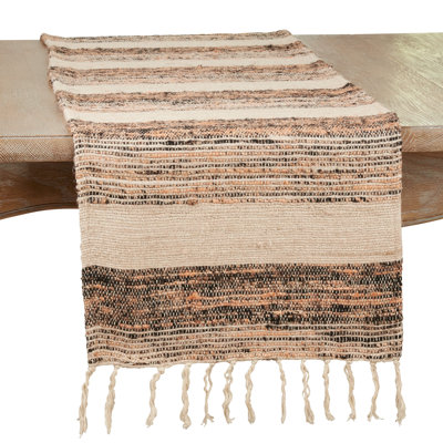 Dining Table Runner With Striped Design