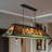 5 Lights Billiard Fixture Hanging Chandelier Lamp Pool Table Light