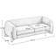 Canapé 82 pouces Boucle Sherpa-133690832