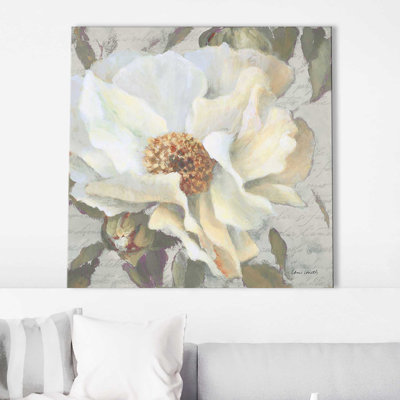 Blooming Peony Lettre II par Lanie Loreth - Peinture