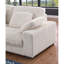 Canapé modulaire en velours côtelé de 155,5 pouces de largeur avec méridienne beige et 8 coussins décoratifs, parfait pour la vie moderne
