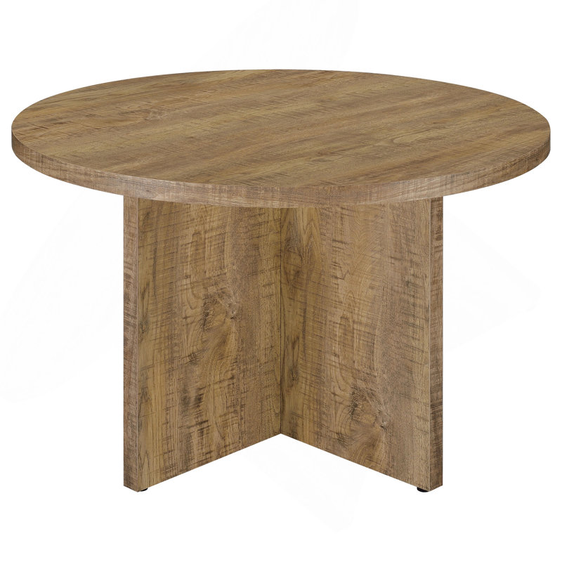 Larrabee Mango Brown Round Dining Table