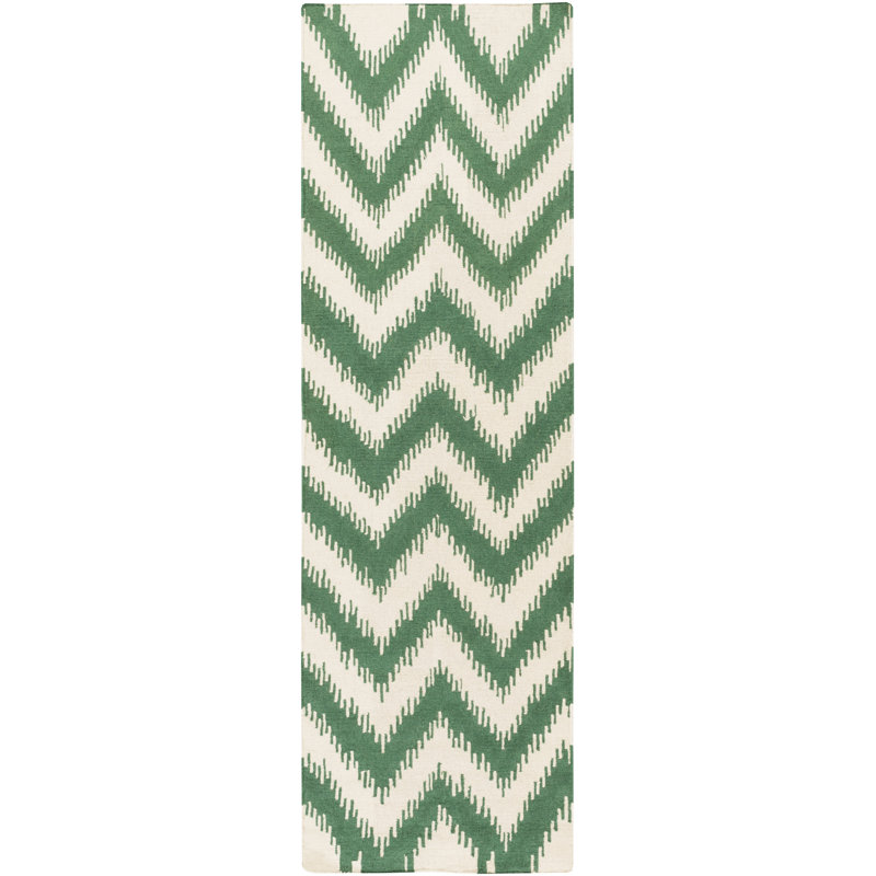 Clark Flatweave Wool Animal Print Indoor Rug, Runner 2'6" x 8'