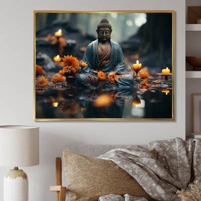 Zen Tranquility Buddha In Meditation III - Buddhism Wall Art