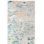 Tapis abstrait bleu / beige / orange Riccio-1800973426