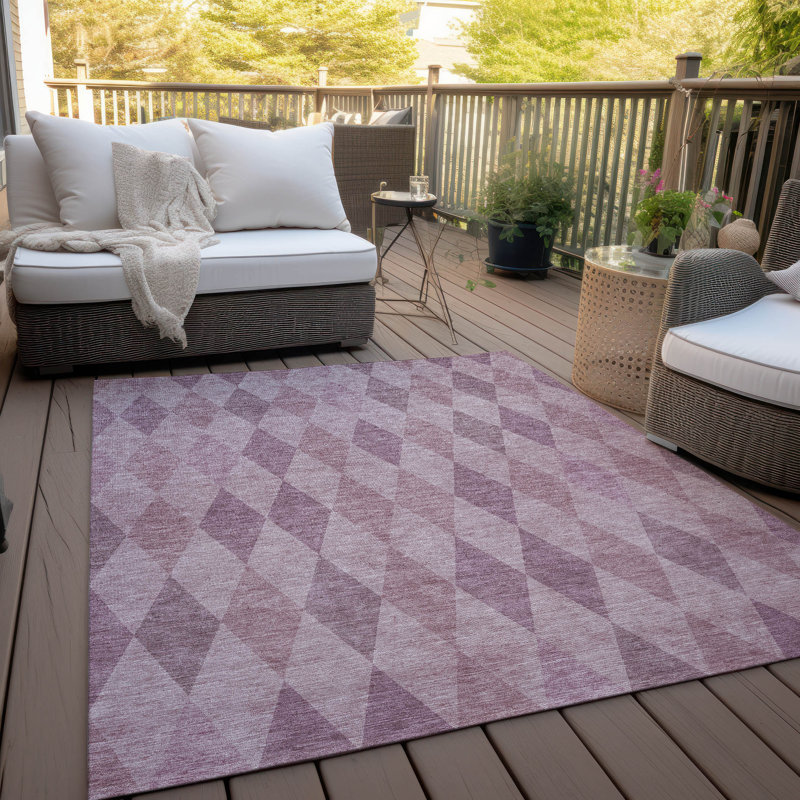 Tapis intérieur / extérieur Clintonville, Rectangle 9 pi x 12 pi