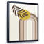 «Abstract Sun and Moon with Leaf in Earth Tones», photographie sur toile à cadre flottant-59541963-59541966