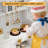 White Kids Play Kitchen Set, Pretend Wooden Kid Kitchen Playset Toy Kitchen With Kitchen Accessories
