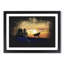 Wild Horse at Sunset Vol.2 Paint Splash - Picture Frame Graphic Art-62805073-62805072