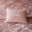 Luxury Blush Velvet Bedding For Full/queen, With Stylish Design And Pillow Includes Duvet Cover &