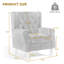 Duward 74 Cm Wide Tufted Armchair-239015915